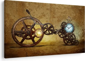 Tablou cu aparatele istorice ale ceasurilor (90x60 cm)