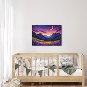 Tablou - Peisaj violet (70x50 cm)