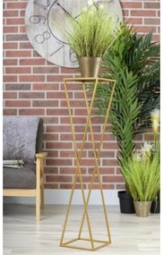 Suport pentru flori 100x24 cm, culoare aurie