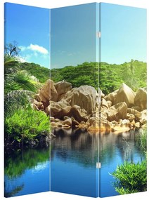 Paravan - Lac în jungla din Seychelles (126x170 cm)