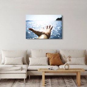 Tabloul cu palma deschisă (90x60 cm)