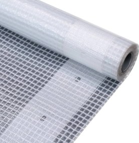 vidaXL Prelată Leno 260 g/m², alb, 3 x 6 m