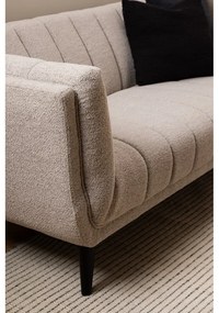 Canapea bej cu tapițerie din țesătură bouclé 218 cm Tampa – Actona