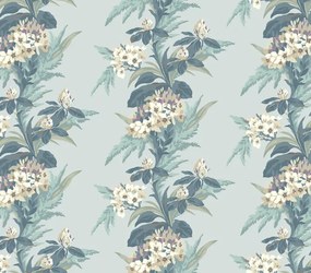 Tapet Aurora, Seafoam Green Luxury Floral, 1838 Wallcoverings, 5.3mp / rola