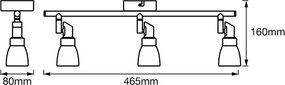 Spot LED Ledvance SPOT 3xG9/2W/230V