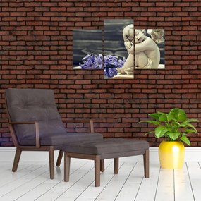 Tablou - Înger cu floare (90x60 cm)