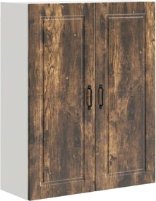 vidaXL Dulap de bucătărie cu raft Stejar fumuriu 80 x 31 x 100 cm