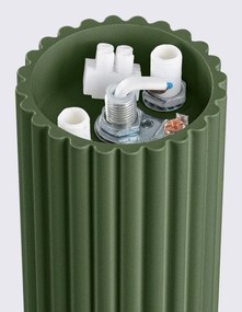 Plafonieră verde cu abajur din sticlă ø 12 cm Orbital – Sollux