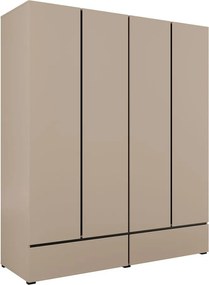 Dulap lemn masiv Orion, 180 × 210 × 60 cm - Stejar deschis