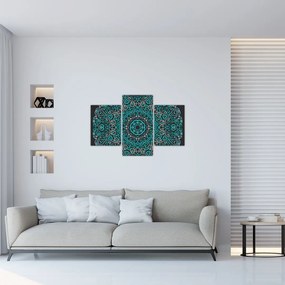 Tablou cu abstracție ornamentală (90x60 cm)