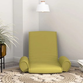Scaun de podea pliabil, verde, material textil 1, Verde