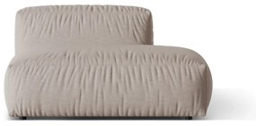 Modul pentru canapea modulară bej (cu colț pe partea dreaptă) Martina – Micadoni Home