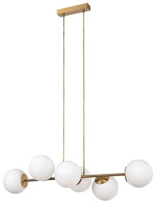 Lustra suspendata cu 6 surse de lumina design modern Kiara