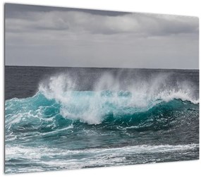 Tablou - Valuri pe ocean (70x50 cm)
