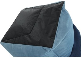 Fotoliu tip sac, material textil jeans, KOZANIT