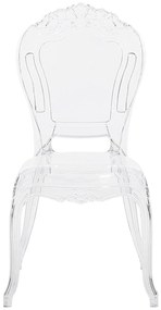 Set 2 buc. scaune pentru sufragerie Vitton (transparent). 1009867