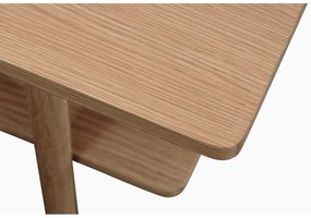 Măsuță de cafea cu blat cu aspect de lemn de stejar 60x120 cm Ponza – Unique Furniture