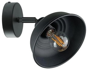 Spot de perete FAUN 1xE27/60W/230V negru