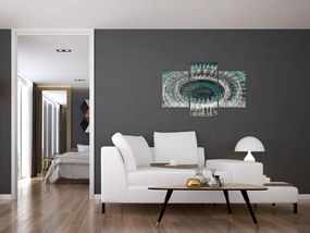 Tablou cu fântănă arteziană (90x60 cm)