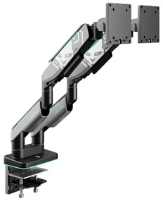 Suport dublu pentru monitoare de 49 de inchi, gri-negru RGB X-Arm Dual