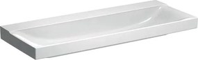 Lavoar pe mobilier Geberit Xeno2 fara orificiu baterie 120 cm alb