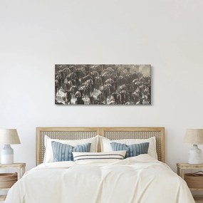 Tablou - Turmă de antilope sălbatice (120x50 cm)
