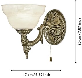 EGLO 85859 - Corp de iluminat perete MARBELLA 1xE14/40W/230V
