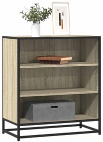 vidaXL Dulap, stejar sonoma, 68x35x76 cm, lemn prelucrat și metal