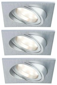 SET 3x corp de iluminat încastrat pentru baie Paulmann 92839 LED/7W IP23 COIN 230V