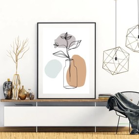 Poster - Vaza cu platnă (A4)