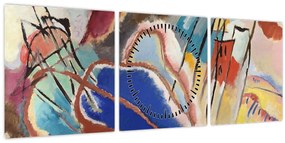 Tablou -  Vasily Kandinsky, Improvisation No. 30 (Cannons), reproducere (cu ceas) (90x30 cm)