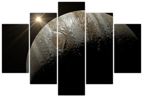 Tablou cu planetă în cosmos (150x105 cm)