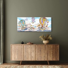 Tablou - Expediție în nori (120x50 cm)