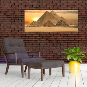 Tablou - Piramidele (120x50 cm)
