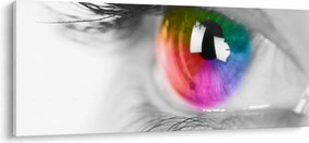 Tablou - Iris din ochi (120x50 cm)
