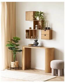 Bibione masă consolă naturală, 38x114x75 cm