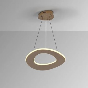 Lustra auriu roze LED CCT cu telecomanda Mirena D50