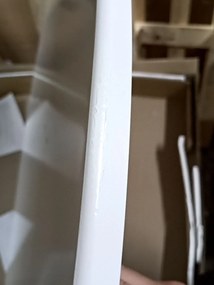 OFERTA Masa de dining alba LARSON 90X90 calitate II