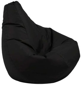 Fotoliu puf copii, Nirvana Light Pufrelax, Material Impermeabil - Negru