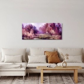 Tablou - Peisaj de toamnă - pictură (120x50 cm)