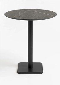 Masa de bar Brest neagra 80/80/92 cm