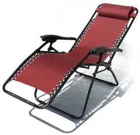 Scaun de grădină AN2320 OXFORD - visiniu