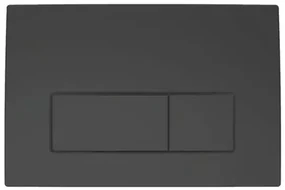 Clapeta de actionare Geberit Delta50 negru finisaj mat