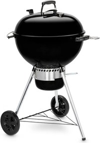Gratar pe carbuni Weber Master Touch WB 14701004, 57 cm, Otel inoxidabil, Reglare flux de aer, 2 roti gumate, Termometru incorporat, Negru