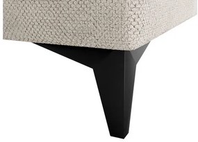 Pat de o persoană 90 cm Hebara 1 (Gri) (cu somieră și saltea) (cu sp. depozitare) (D). 1103600
