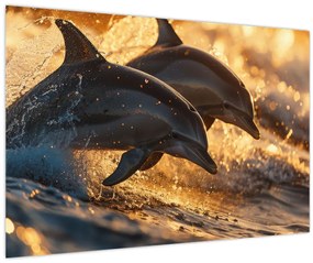 Tablou - Delfinii (90x60 cm)