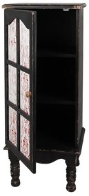 Dulap negru, din lemn, aspect vintage, NoirRouge