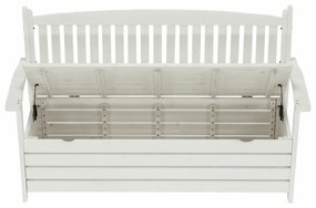 Bancă de grădină, alb, 150cm, AMULA