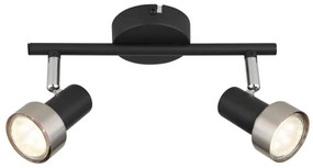 Spot Globo 57917-2N MASON 2xGU10/25W/230V negru/auriu