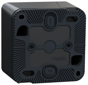 Intrerupator dublu cap scara Schneider Mureva, antracit, 10A, IP55